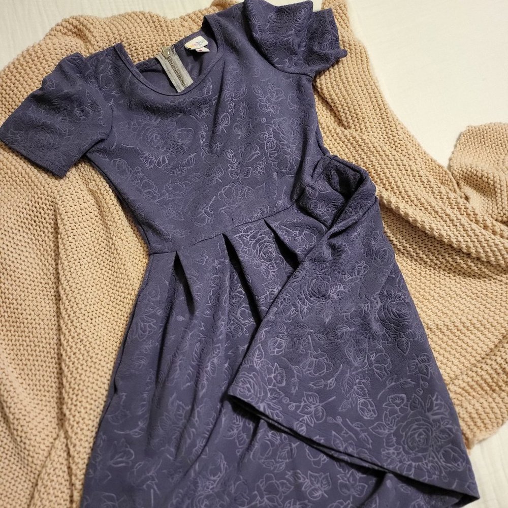 LuLaRoe - Purple floral dress